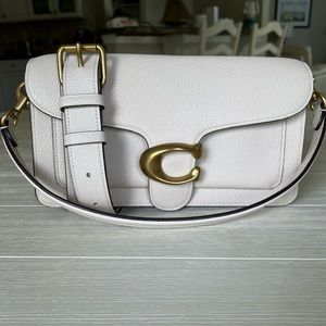 Coach Tabby 26 Chalk/Brass Shoulder Bag